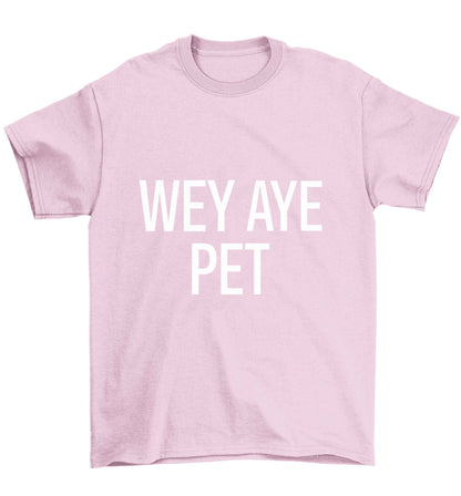 Wey Aye Pet Children's light pink Tshirt 12-13 Years