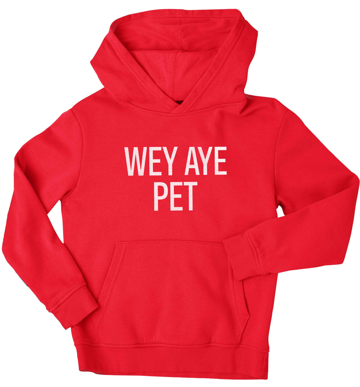 Wey Aye Pet children's red hoodie 12-13 Years