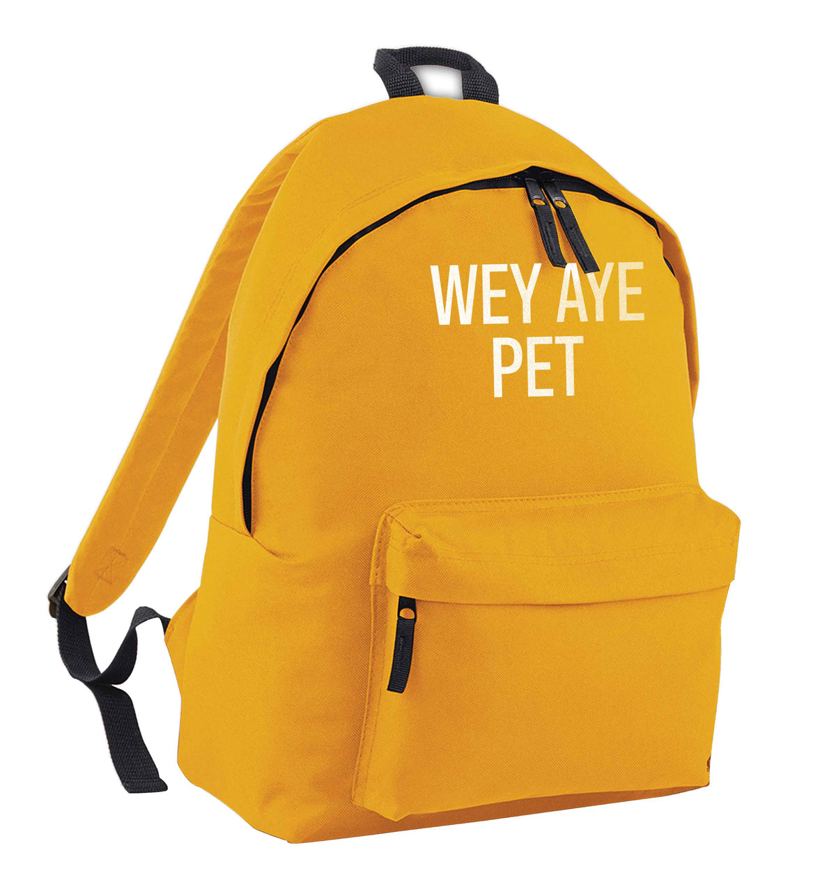 Wey Aye Pet mustard adults backpack