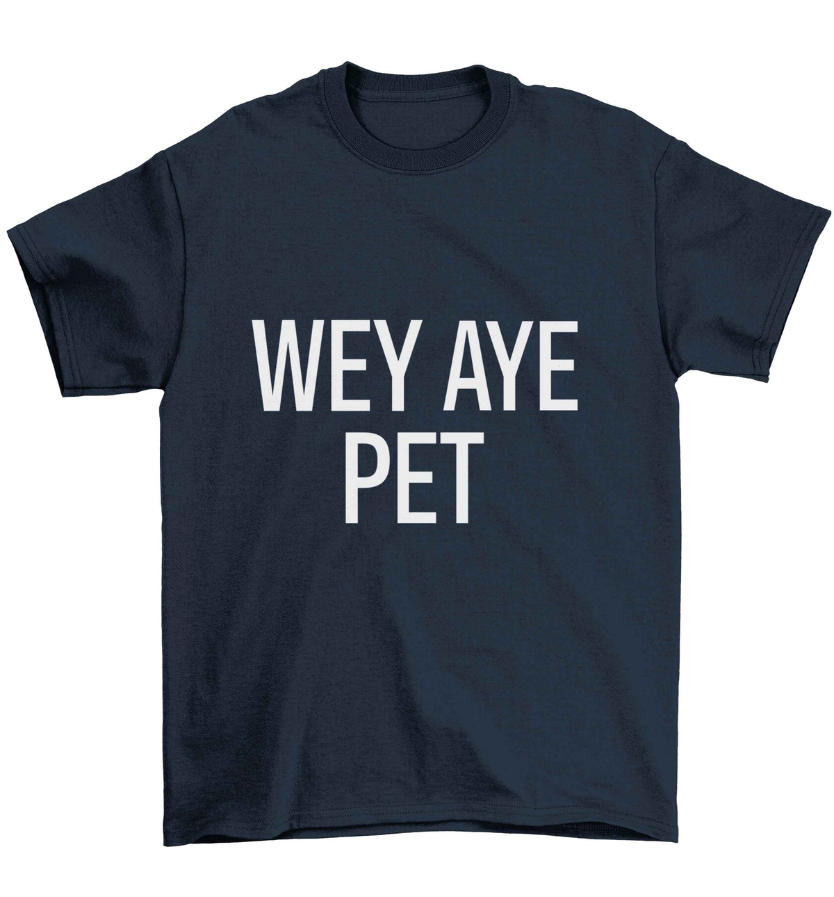 Wey Aye Pet Children's navy Tshirt 12-13 Years