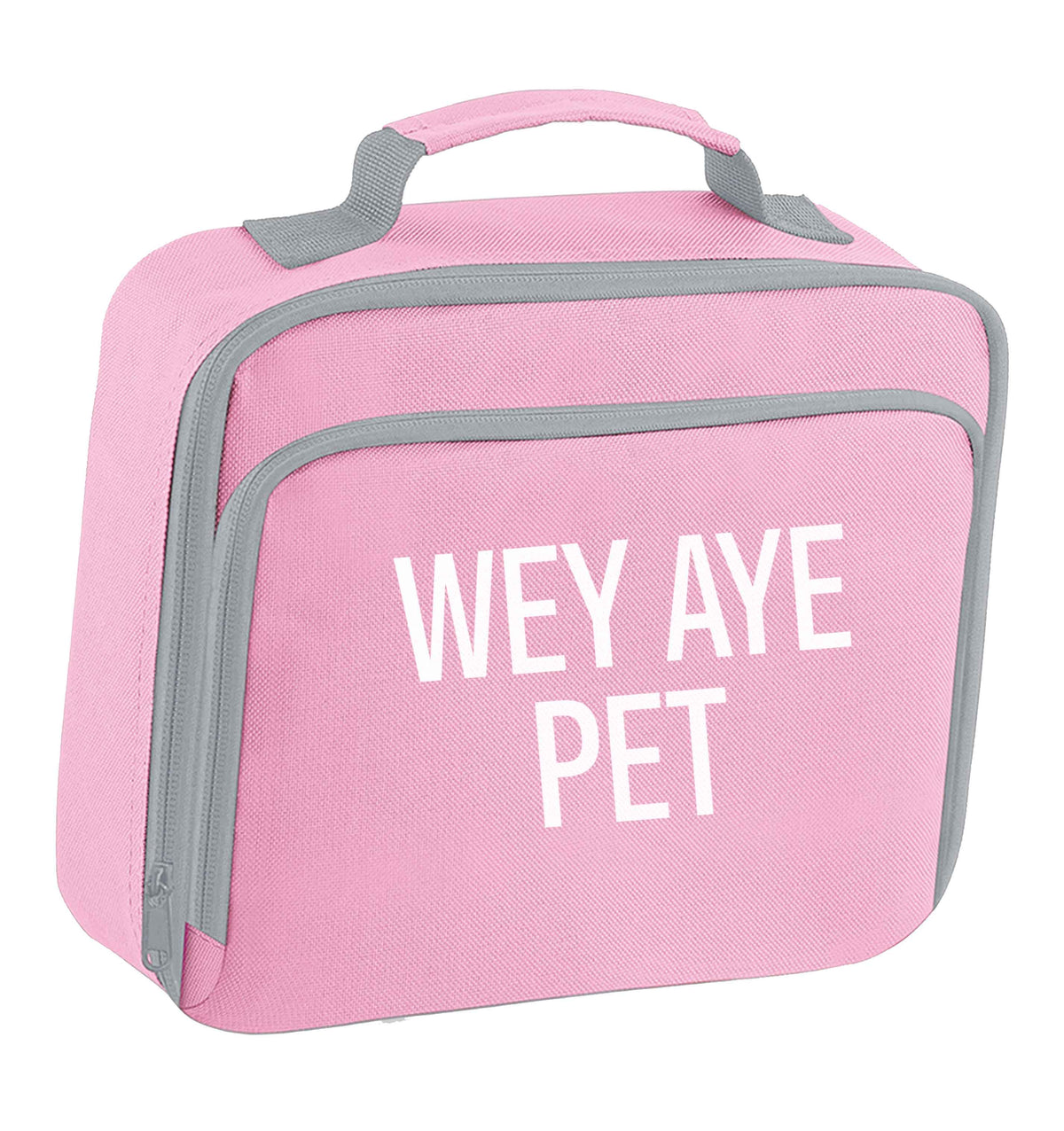 Wey Aye Pet insulated pink lunch bag cooler