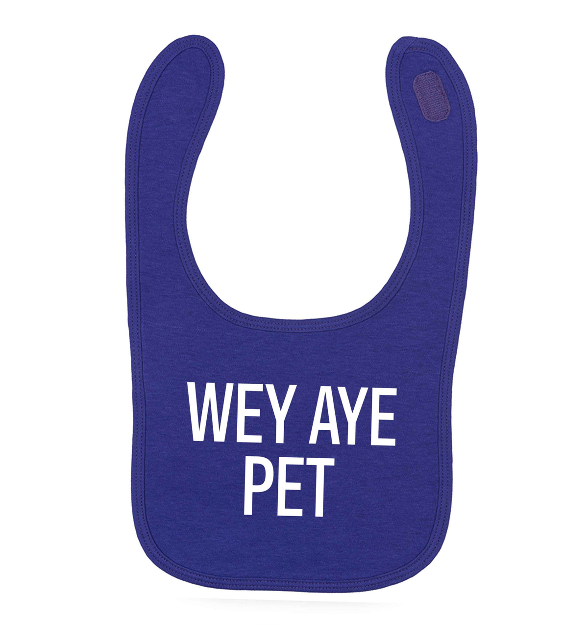 Wey Aye Pet purple baby bib