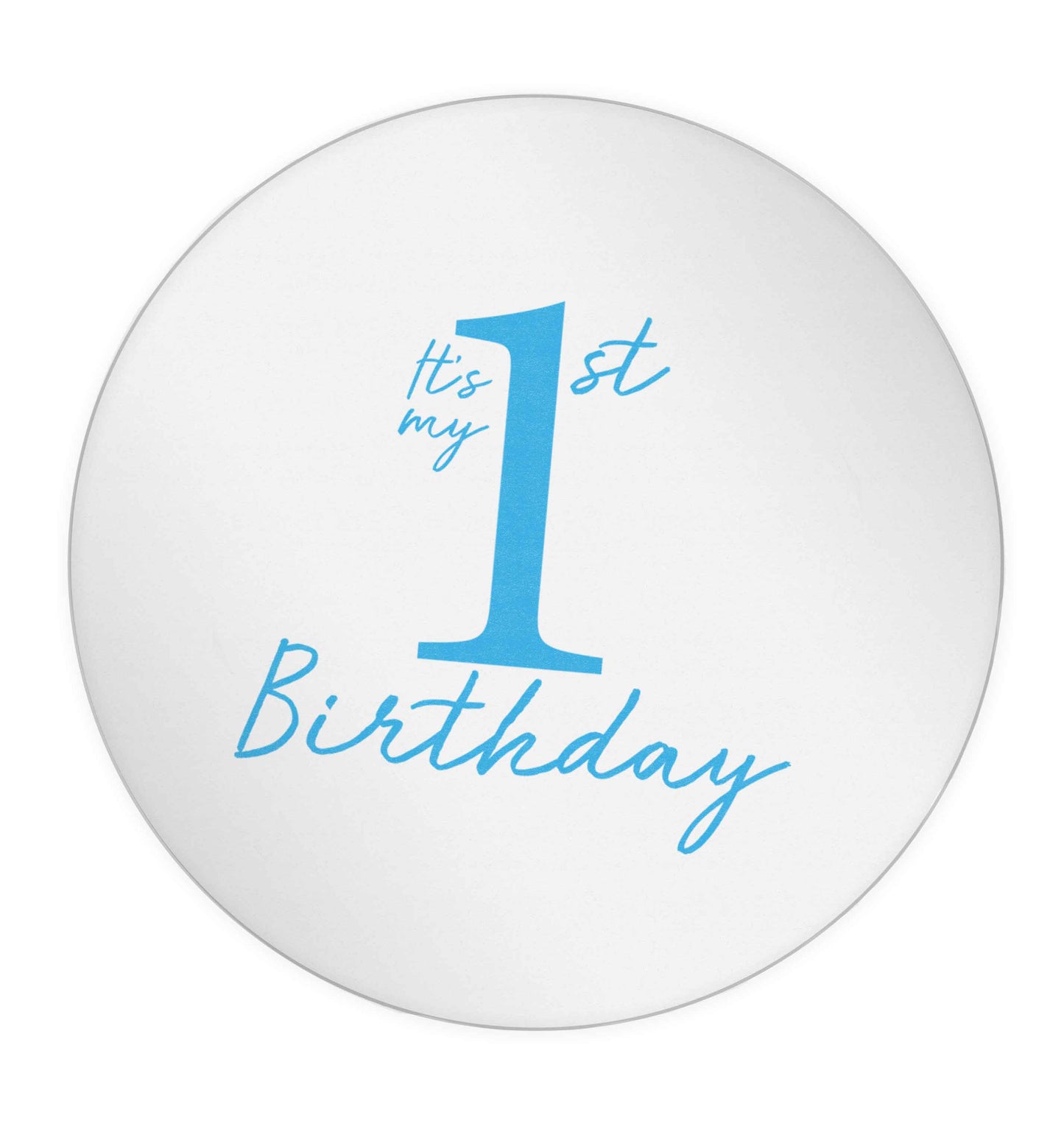 It's my first birthday 24 @ 45mm matt circle stickers