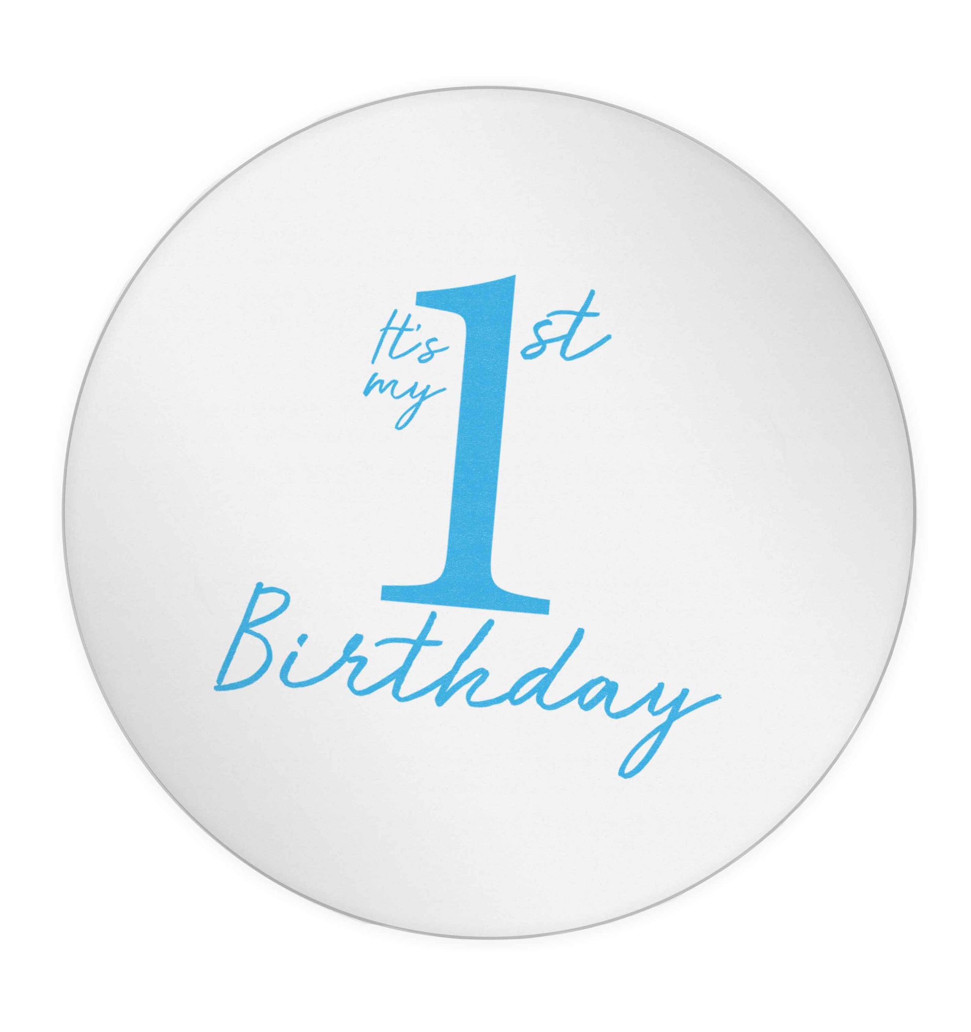 It's my first birthday 24 @ 45mm matt circle stickers