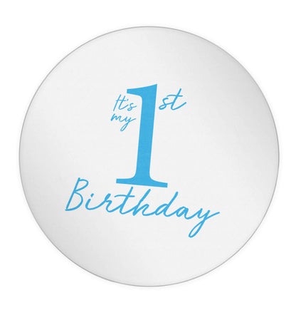 It's my first birthday 24 @ 45mm matt circle stickers