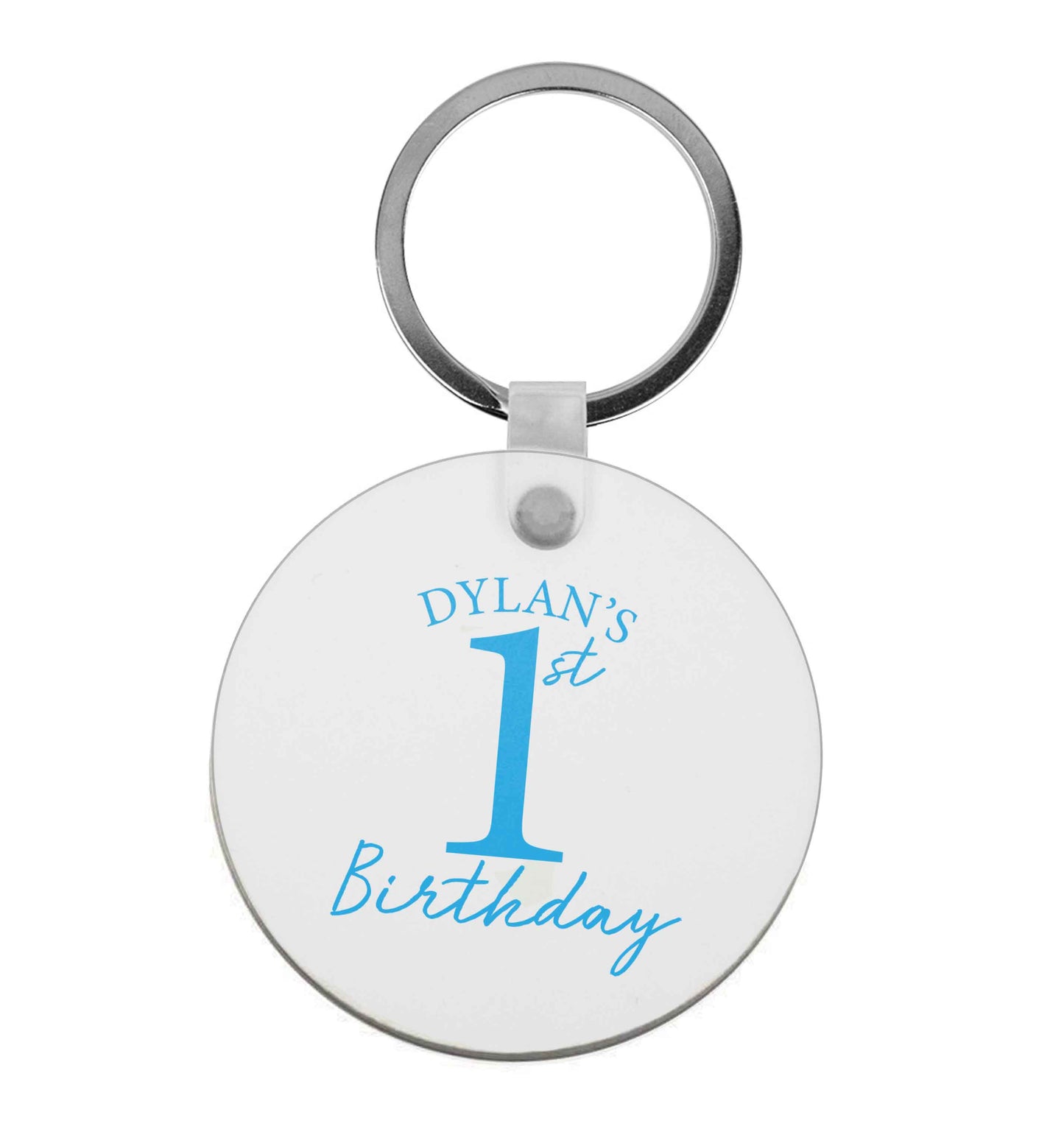 Personalised first birthday - any name or age! |  Keyring