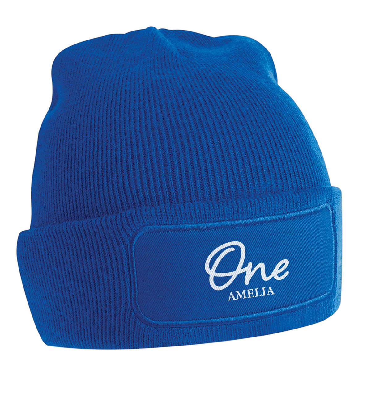 Personalised age and name beanie hat