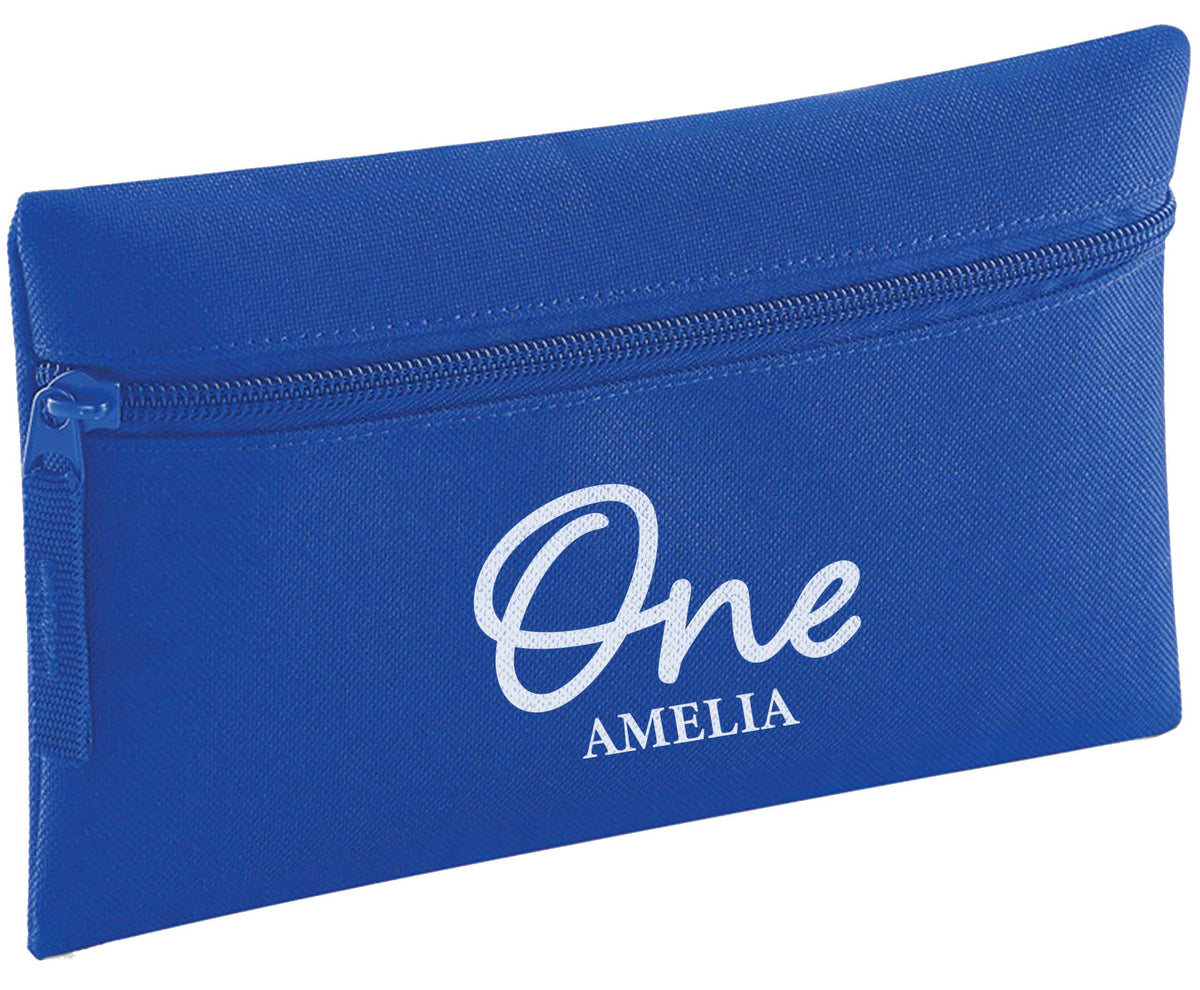 Personalised age and name pencil case