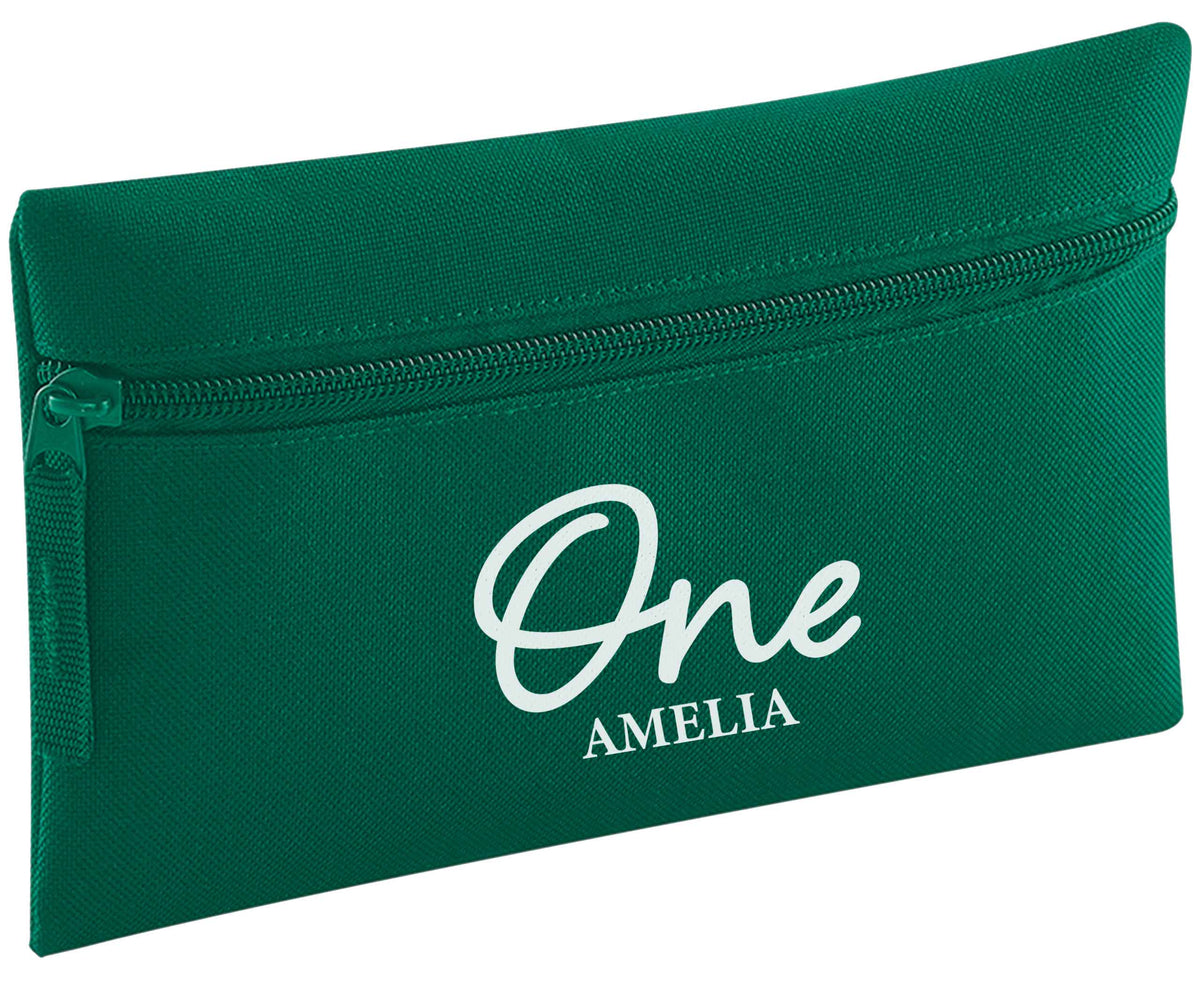 Personalised age and name pencil case