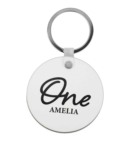 Personalised age and name |  Keyring