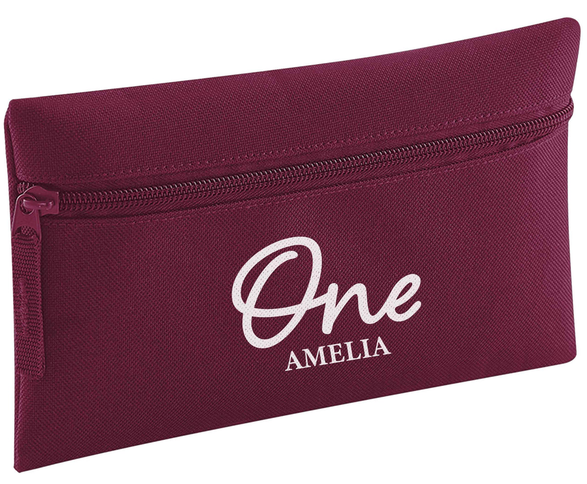 Personalised age and name pencil case