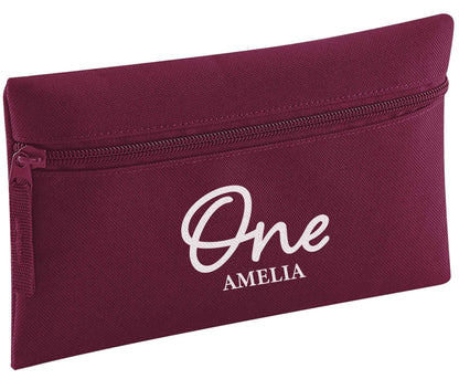 Personalised age and name pencil case