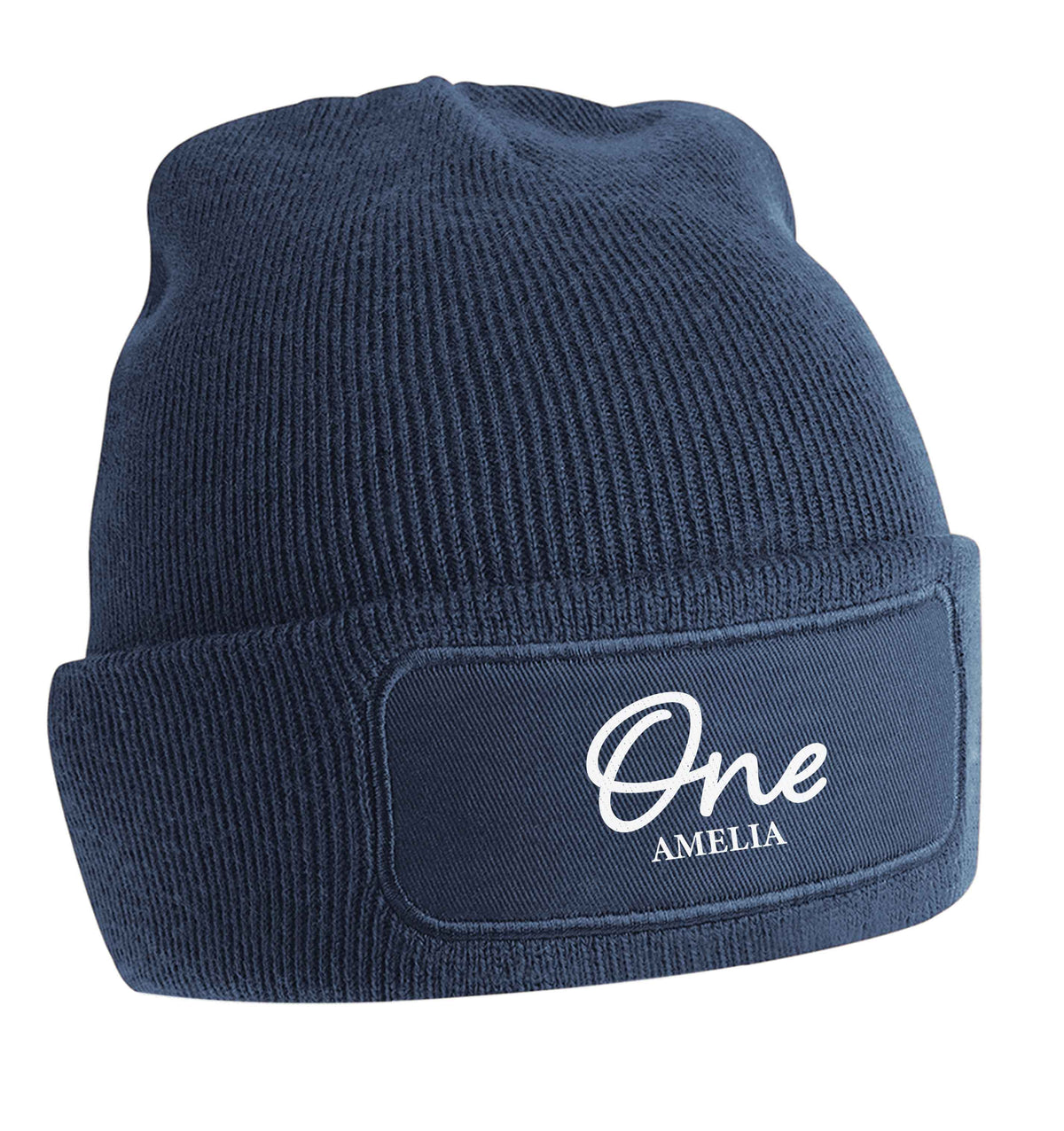 Personalised age and name beanie hat