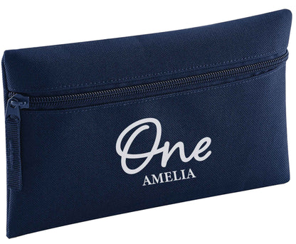 Personalised age and name pencil case