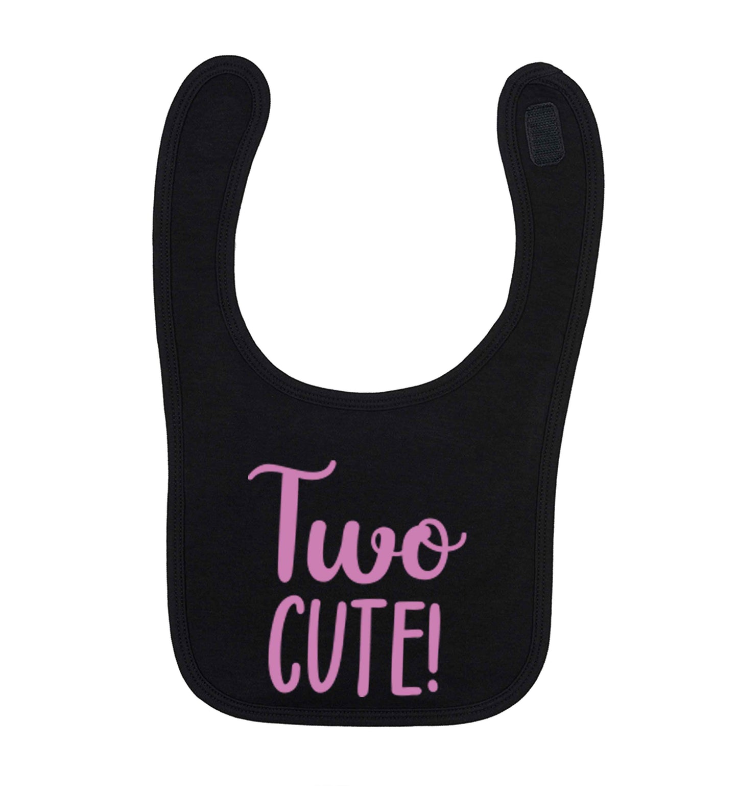 Two cute black baby bib
