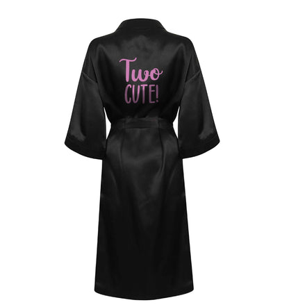 Two cute XL/XXL black ladies dressing gown size 16/18