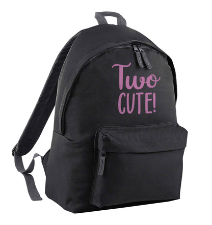 Two cute black children's backpack