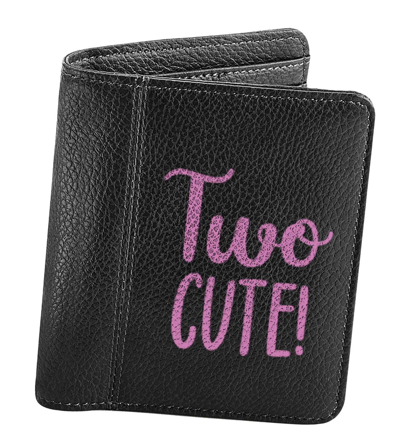Two cute mens brown wallet