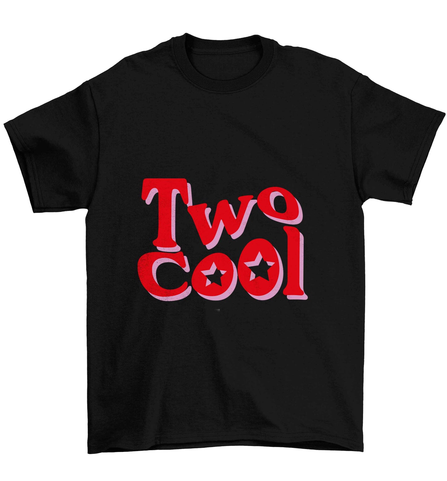 Two cool Children's black Tshirt 12-13 Years