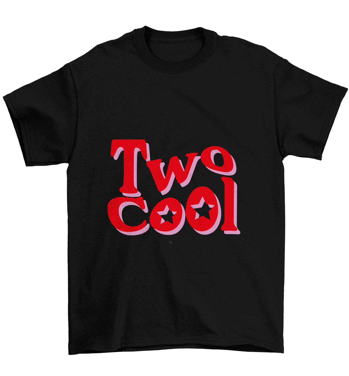 Two cool Children's black Tshirt 12-13 Years