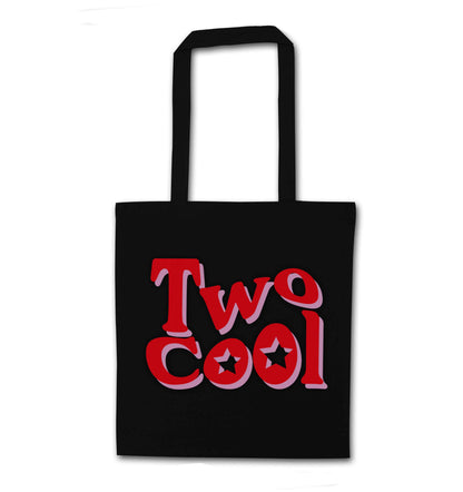 Two cool black tote bag
