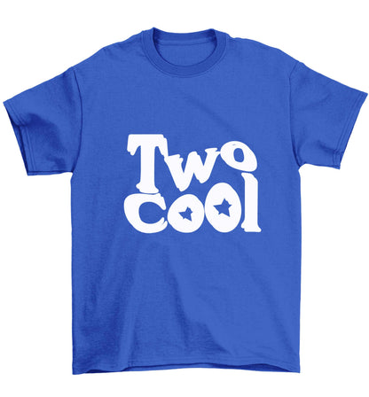 Two cool Children's blue Tshirt 12-13 Years