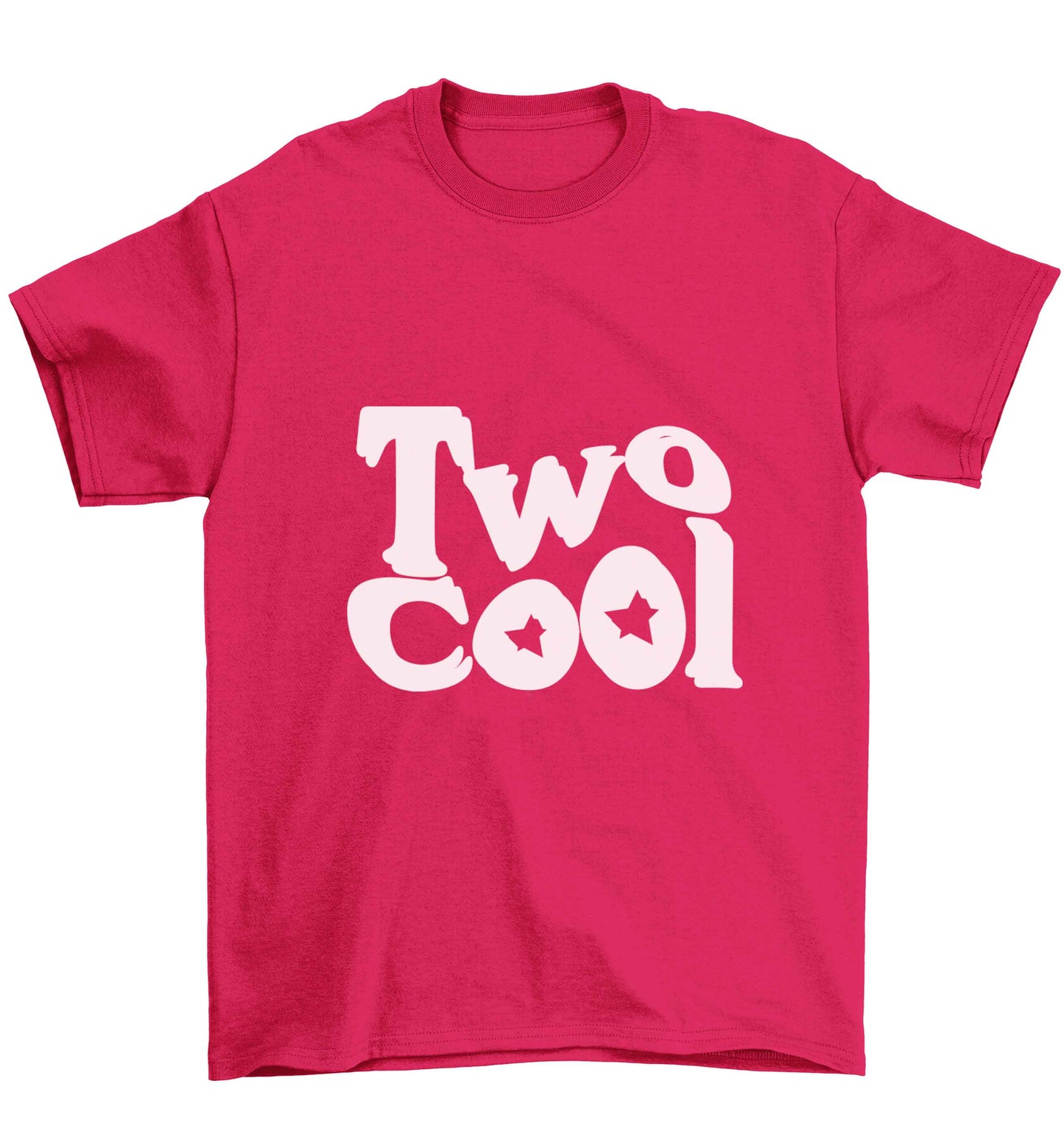 Two cool Children's pink Tshirt 12-13 Years