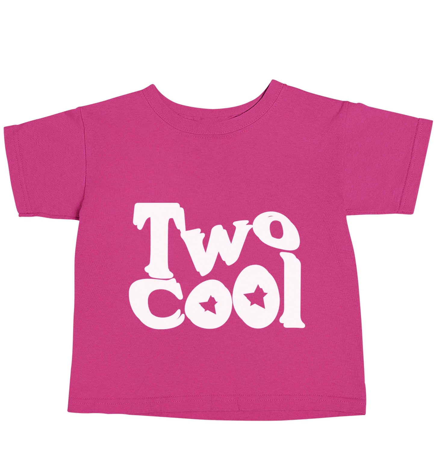 Two cool pink baby toddler Tshirt 2 Years