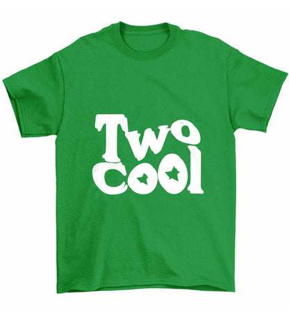 Two cool Children's green Tshirt 12-13 Years