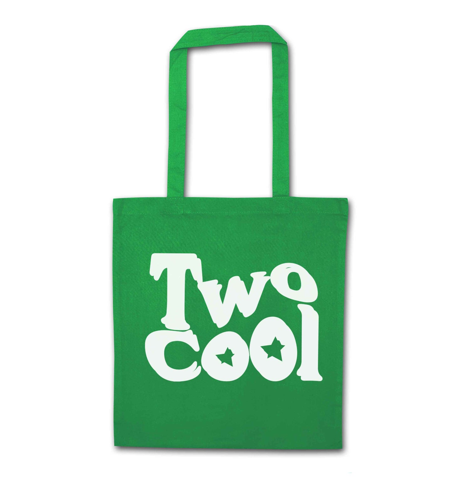 Two cool green tote bag