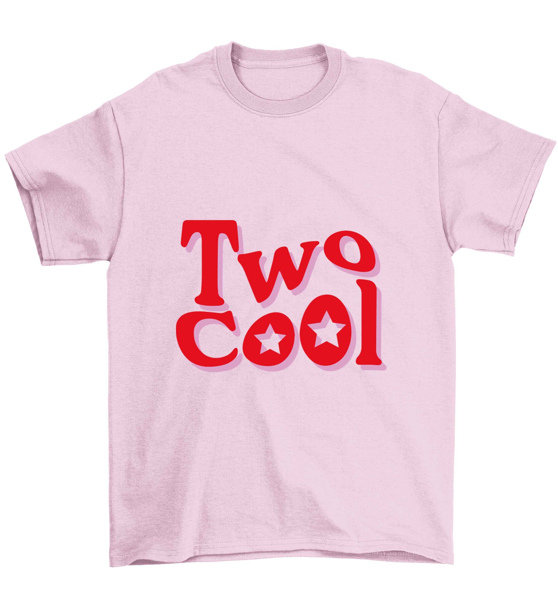 Two cool Children's light pink Tshirt 12-13 Years
