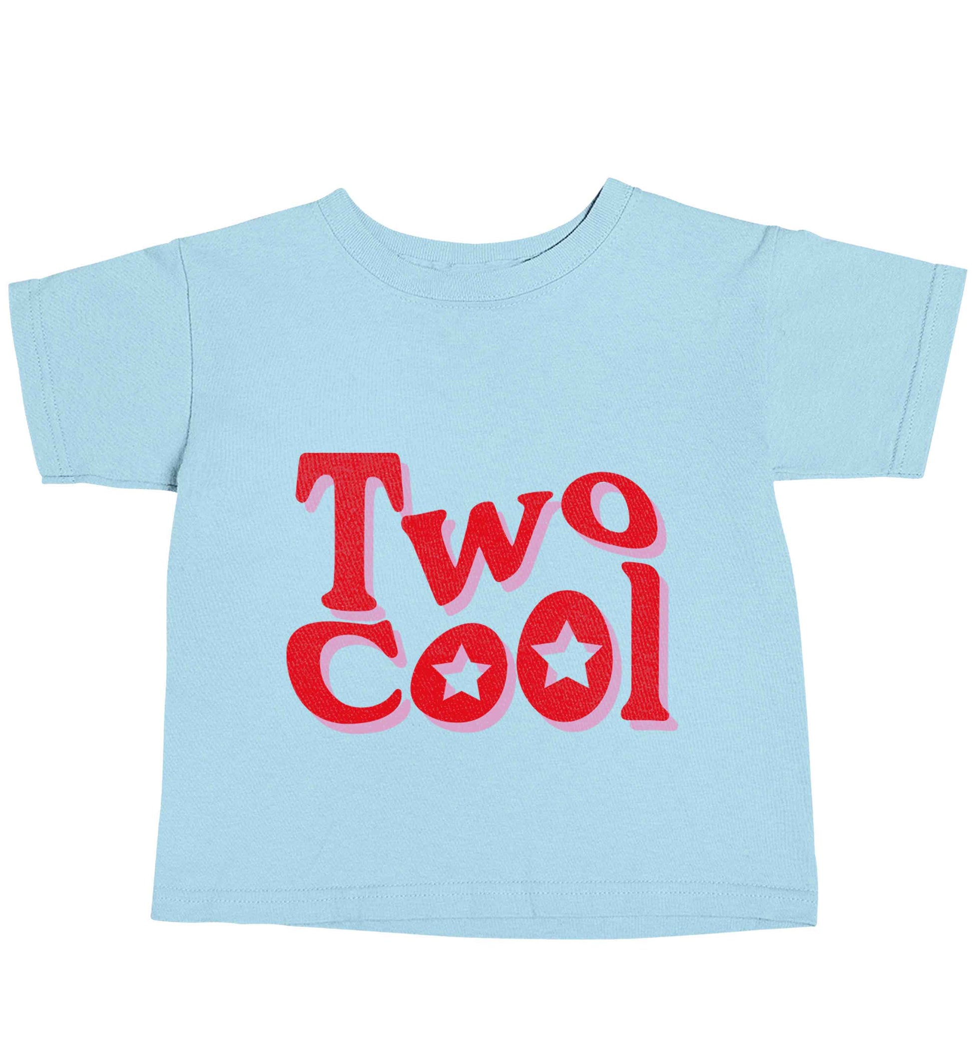 Two cool light blue baby toddler Tshirt 2 Years