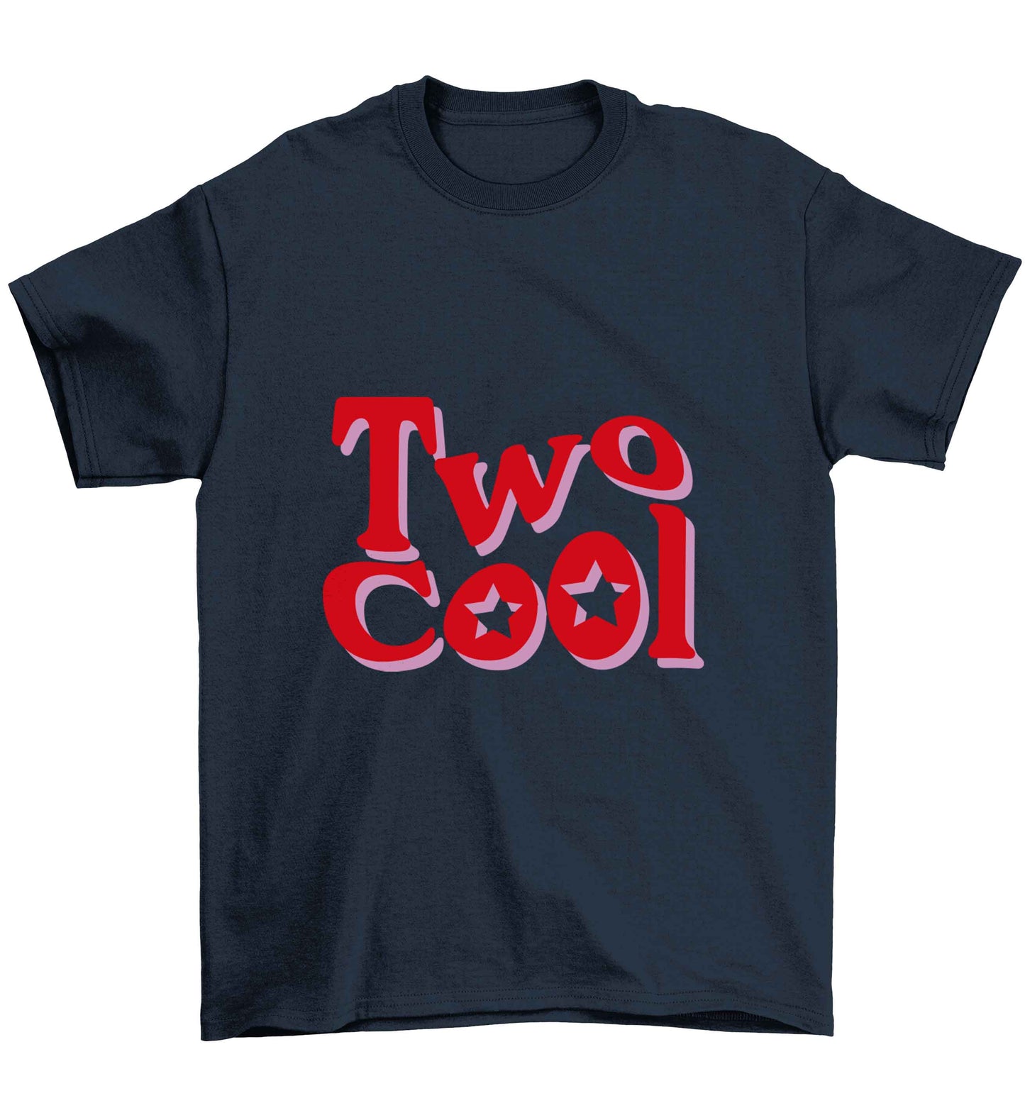 Two cool Children's navy Tshirt 12-13 Years