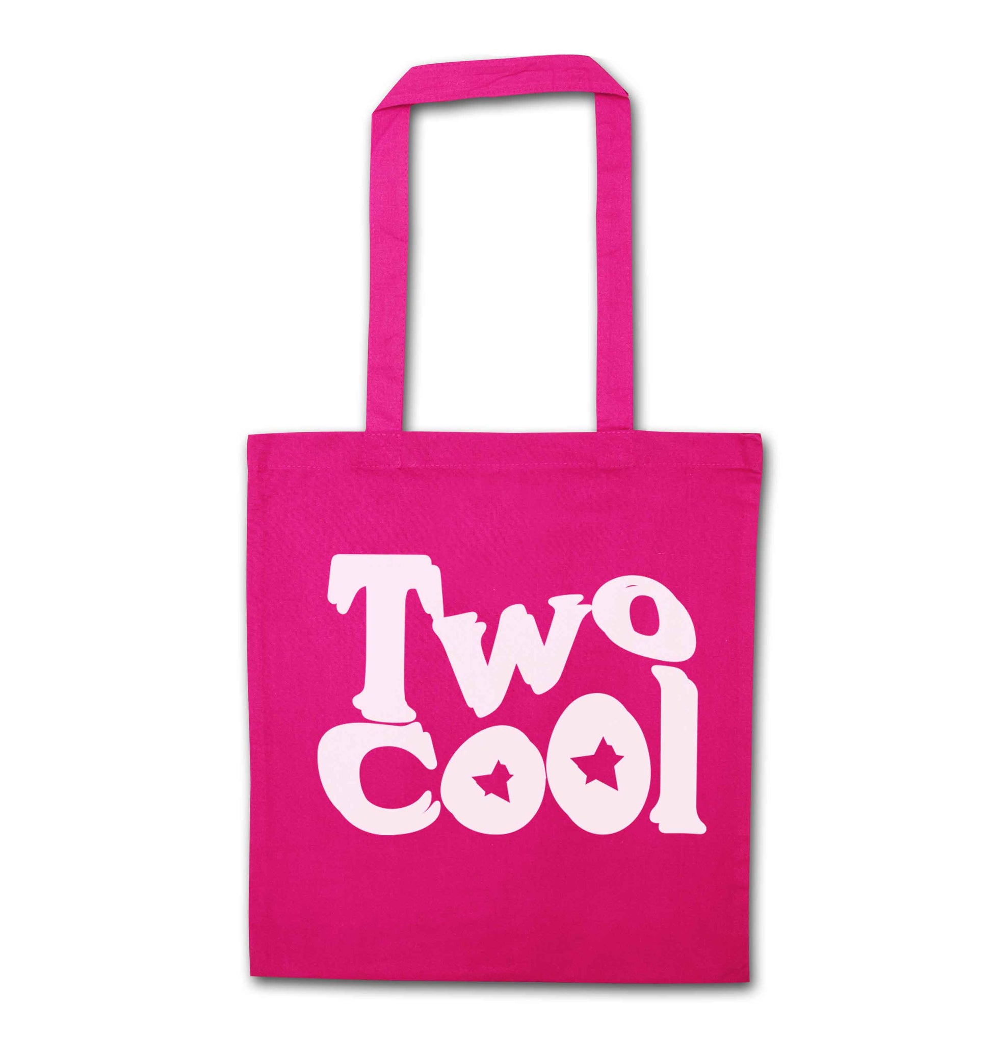 Two cool pink tote bag