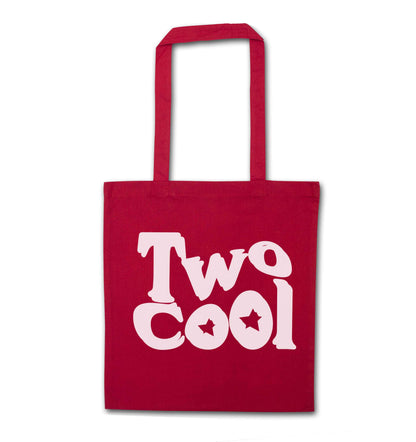 Two cool red tote bag