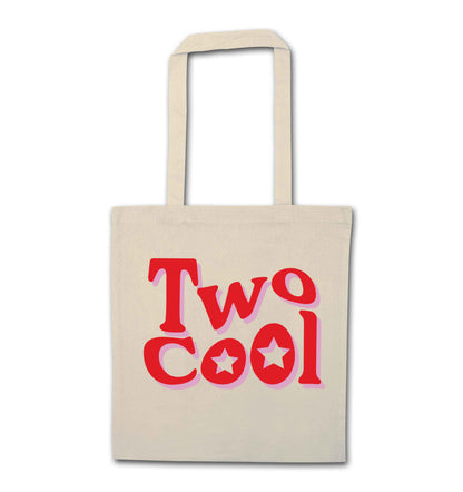 Two cool natural tote bag