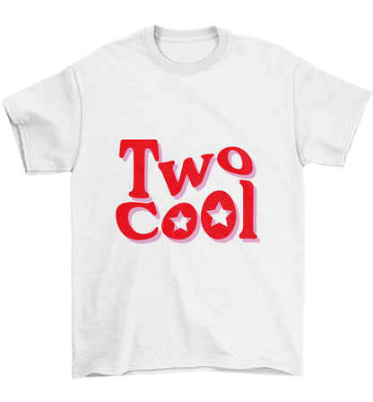 Two cool Children's white Tshirt 12-13 Years