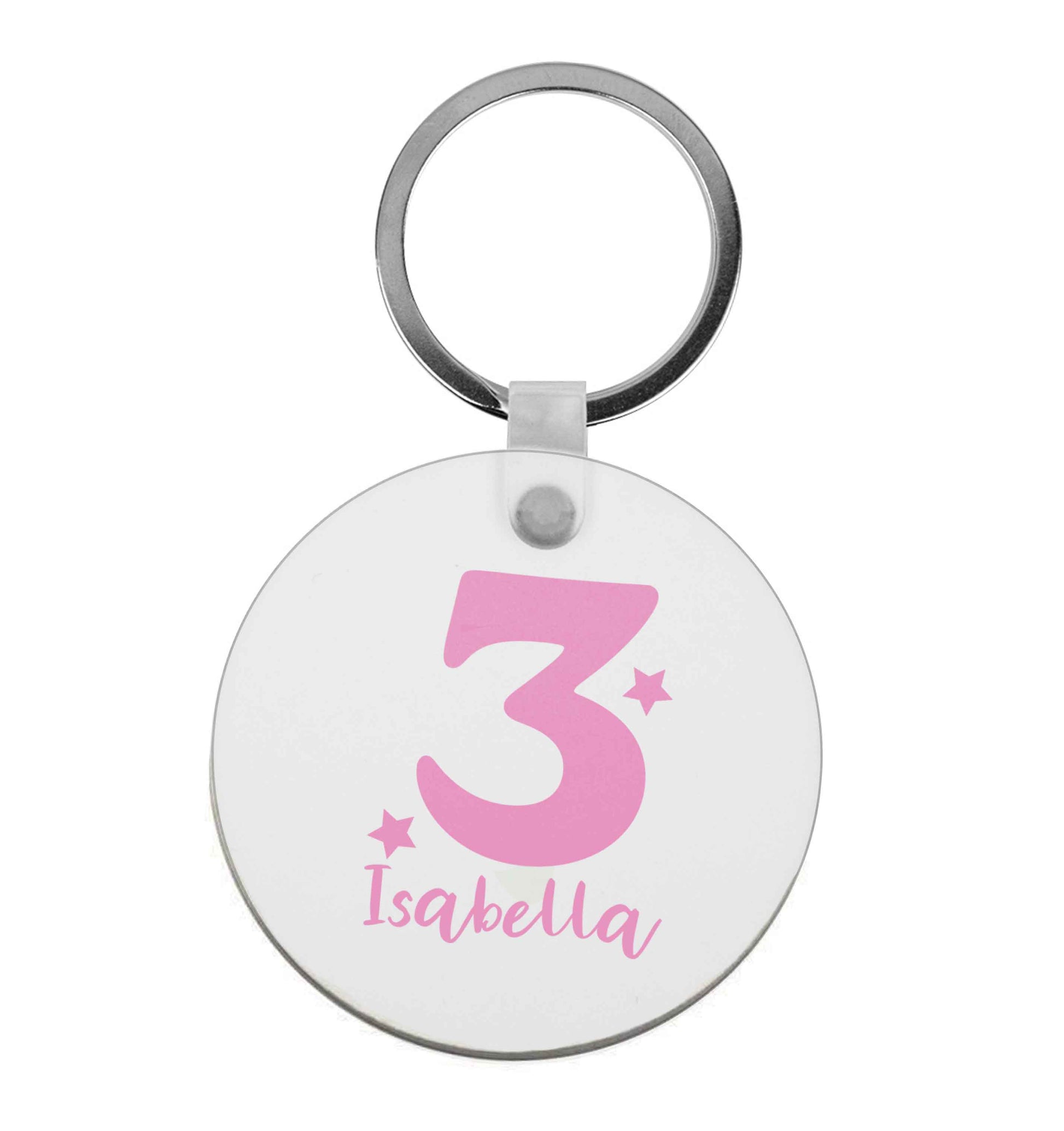 Any age, any name personalised birthday |  Keyring