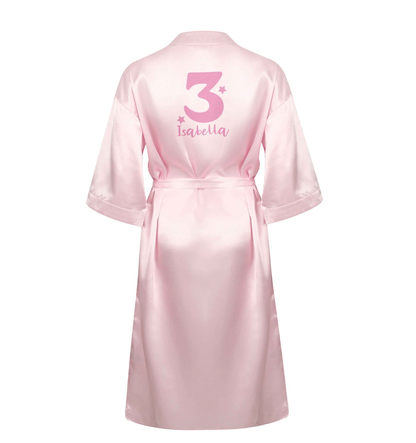 Any age, any name personalised birthday XL/XXL pink ladies dressing gown size 16/18