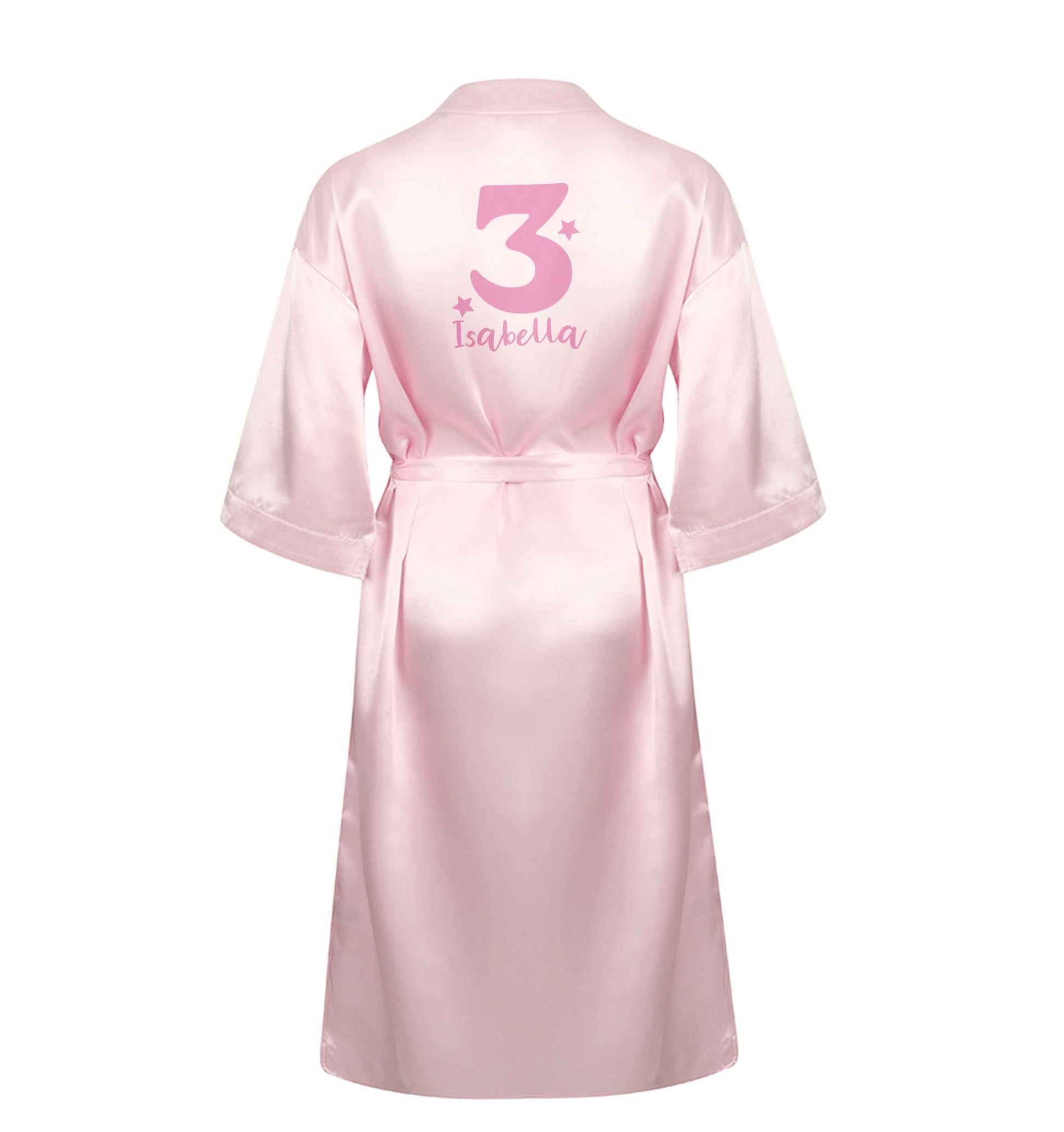 Any age, any name personalised birthday XL/XXL pink ladies dressing gown size 16/18