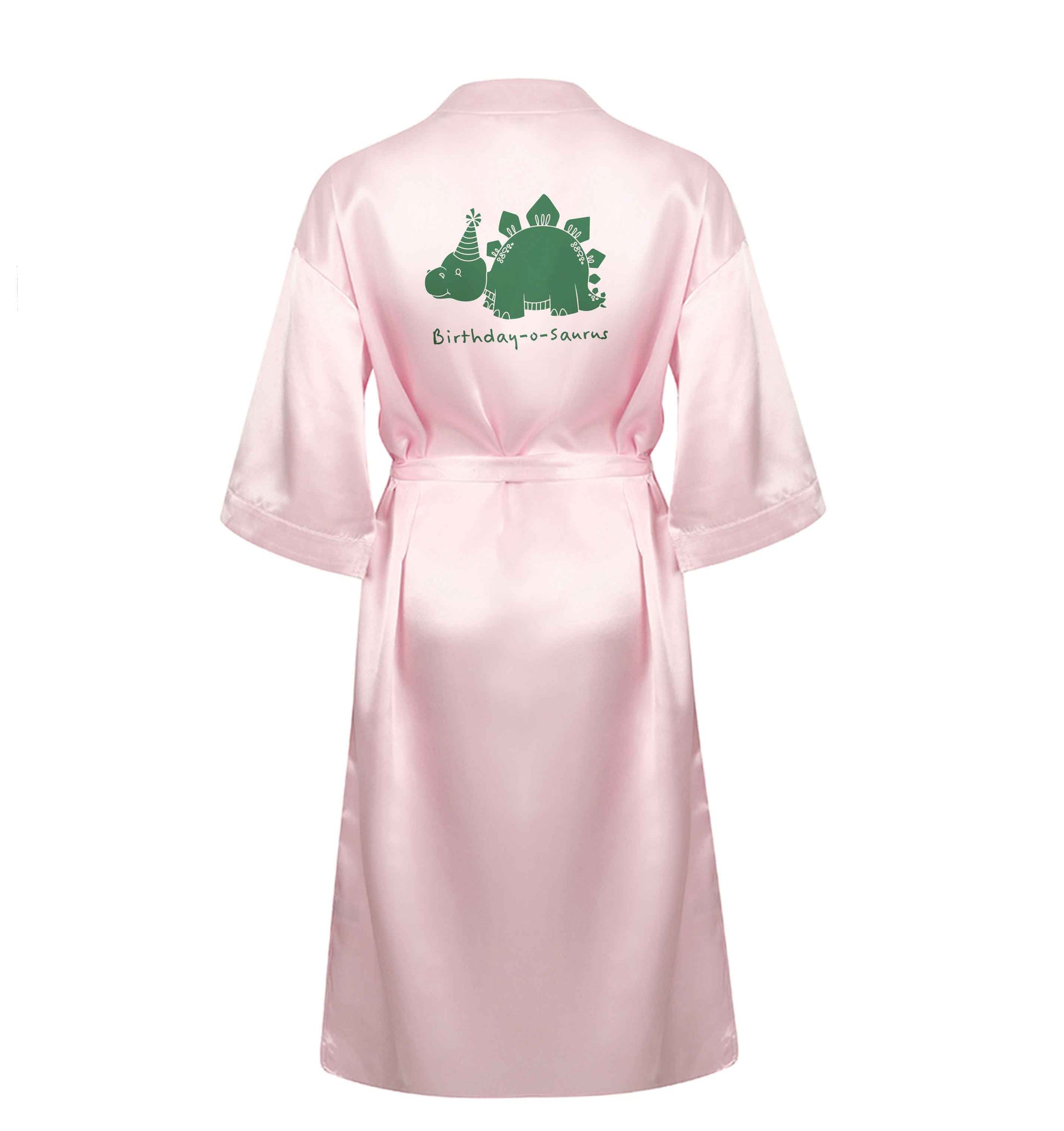 Birthday-o-saurus XL/XXL pink ladies dressing gown size 16/18