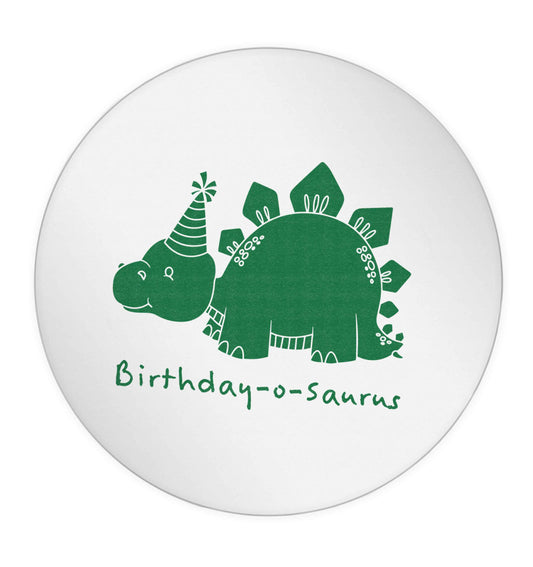 Birthday-o-saurus 24 @ 45mm matt circle stickers