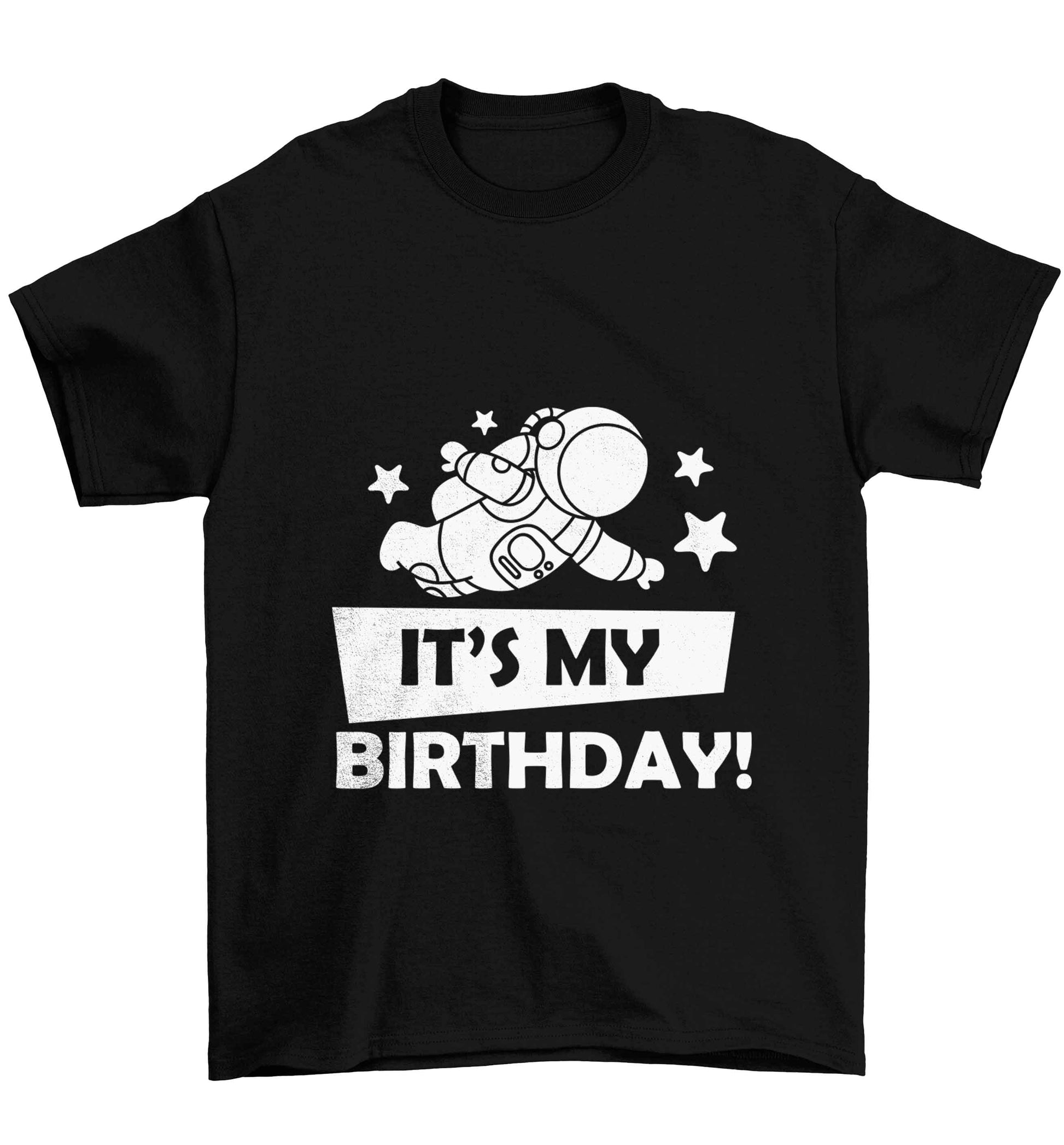 It's my birthday Children's black Tshirt 12-13 Years