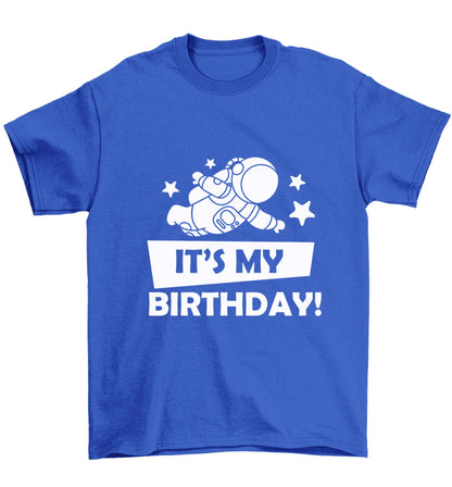 It's my birthday Children's blue Tshirt 12-13 Years