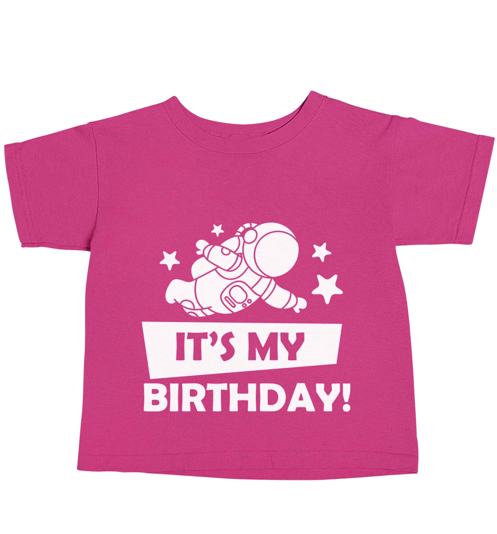 It's my birthday pink baby toddler Tshirt 2 Years