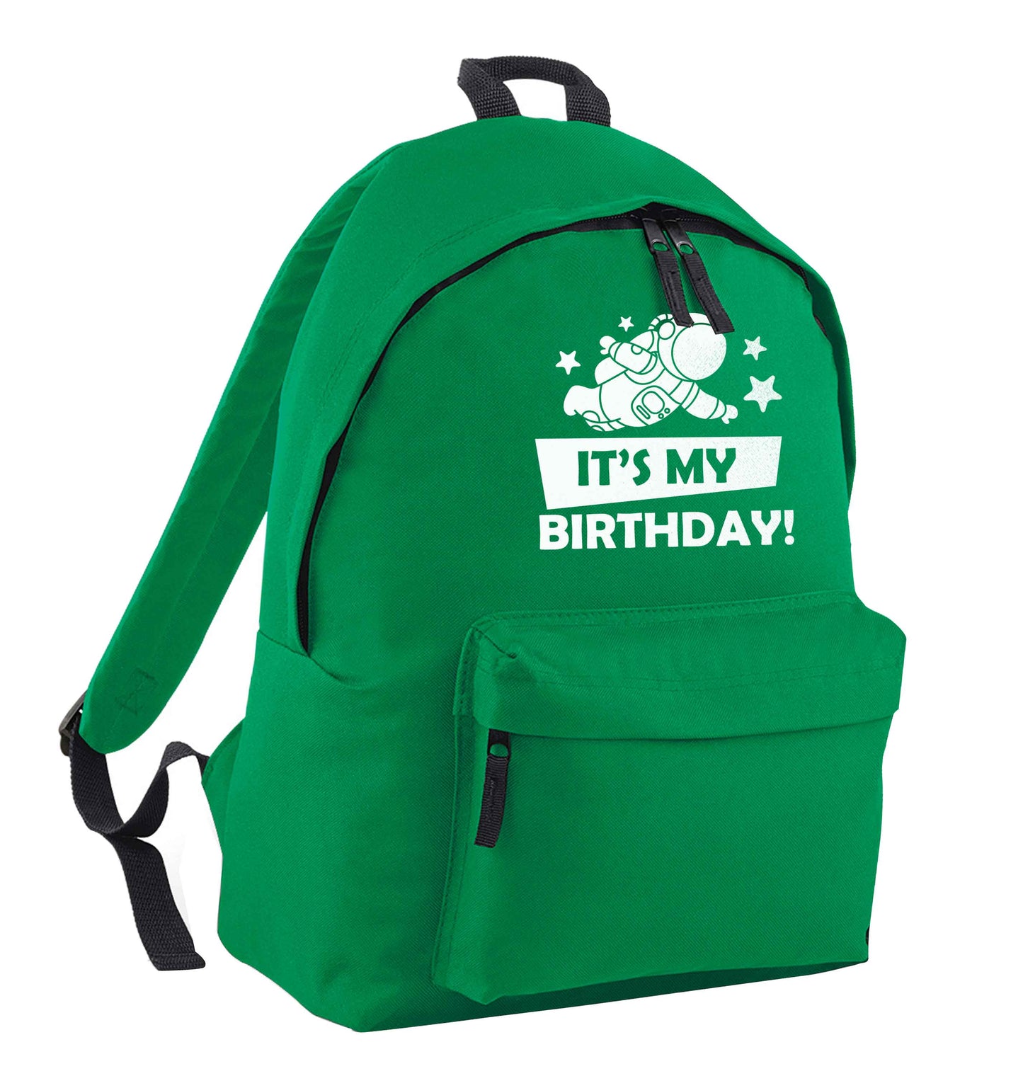 It's my birthday green adults backpack