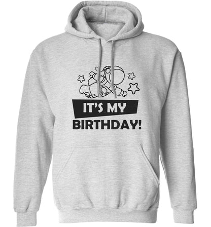 It's my birthday adults unisex grey hoodie 2XL