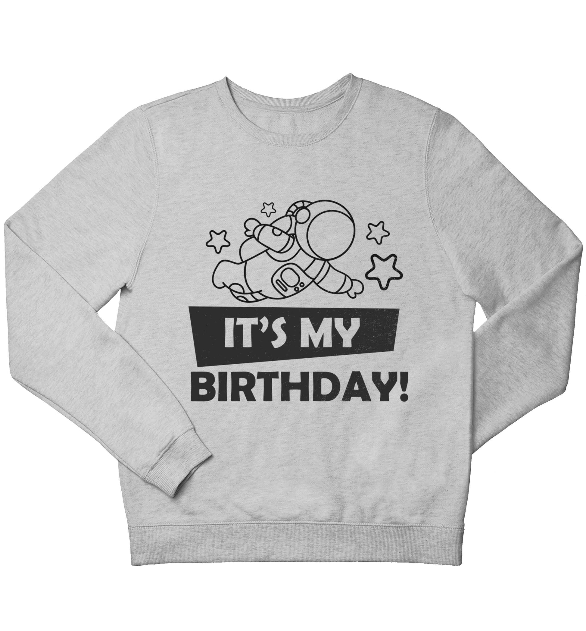 It's my birthday children's grey sweater 12-13 Years