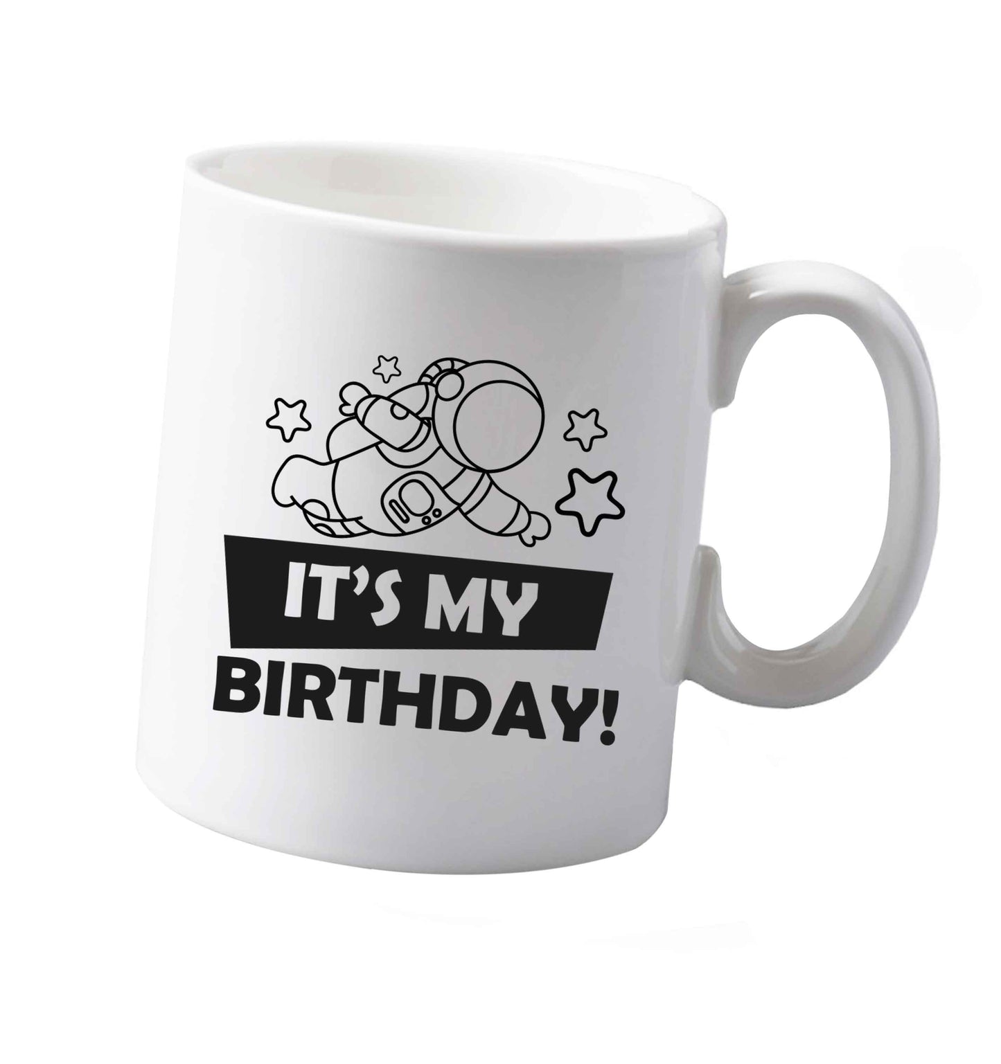 10 oz It's my birthday ceramic mug both sides