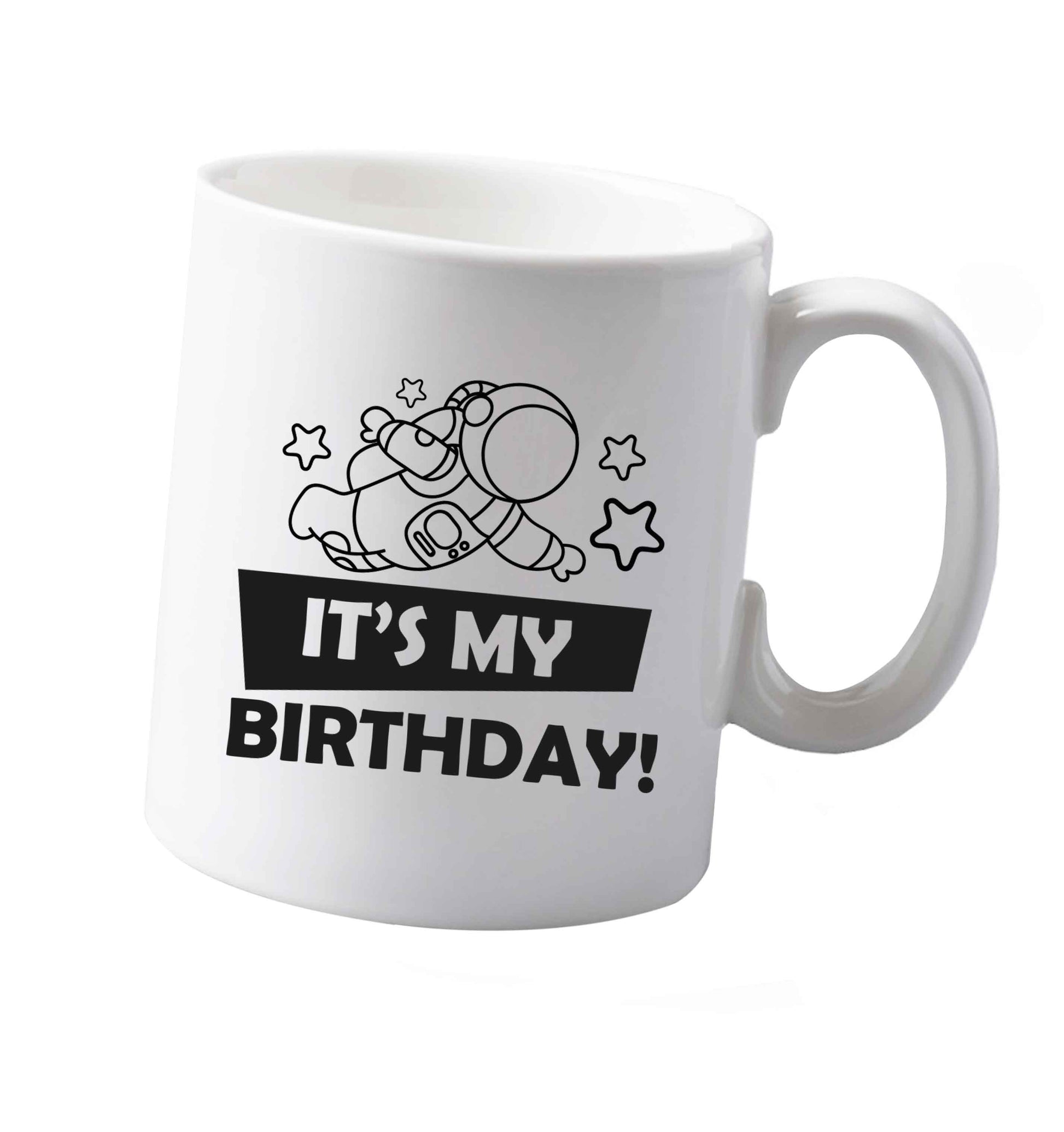 10 oz It's my birthday ceramic mug both sides